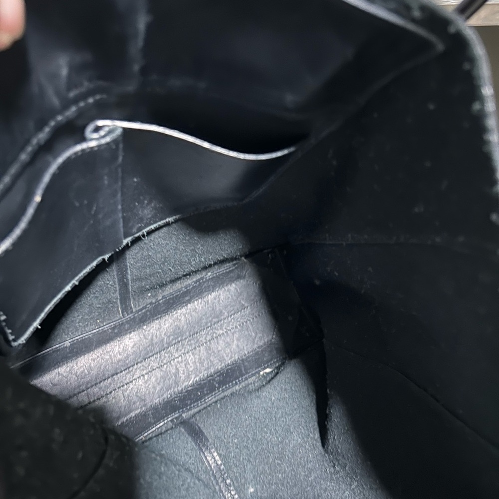 Alexander Wang Prisma black calf, skin leather tote with pouch - Picture 6 of 8